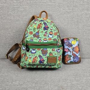 Loungefly Disney Adventures Of The Gummi Bears Mini Backpack/Wallet Combo